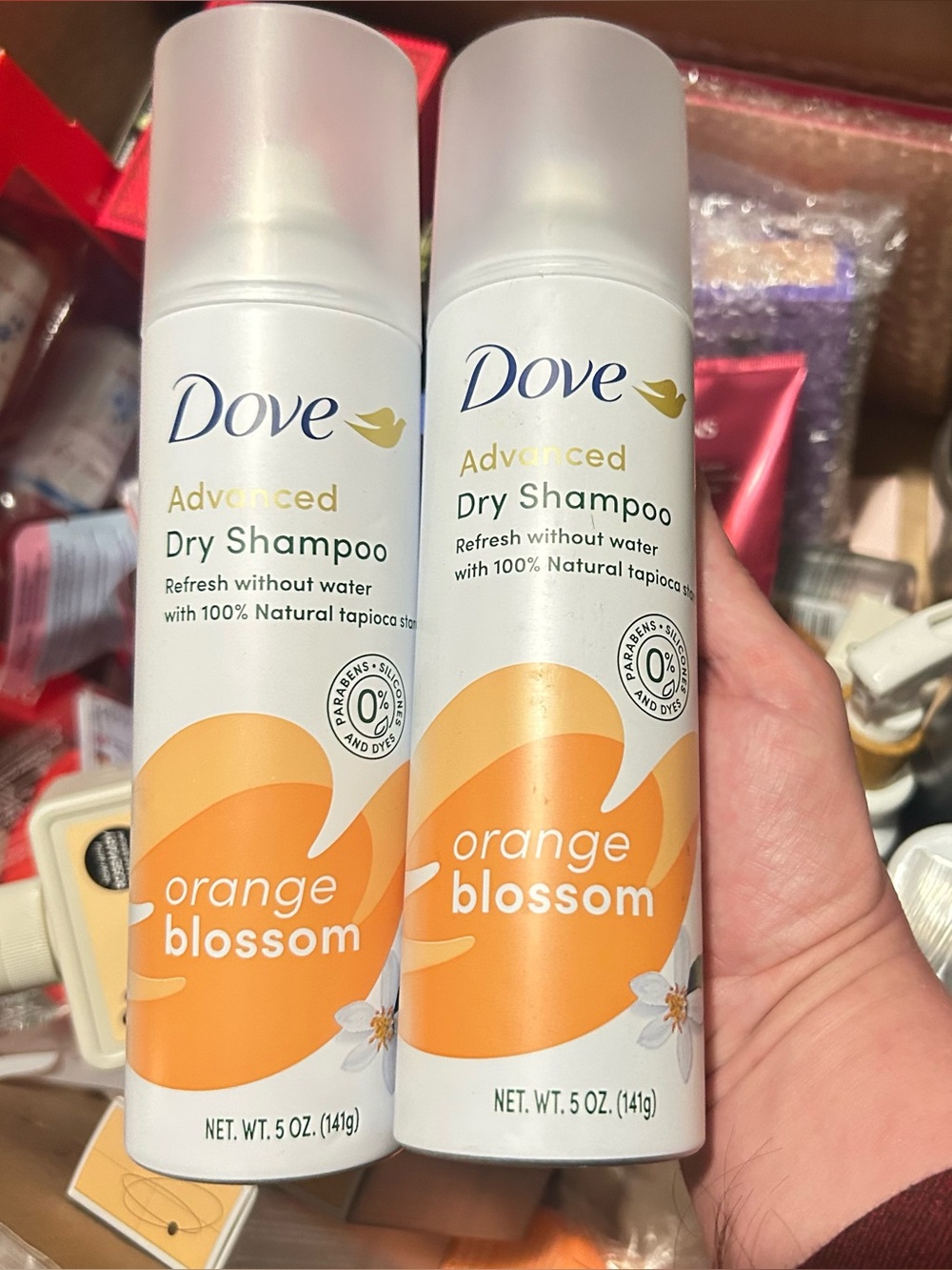 Dove Dry Shampoo Advanced Care Orange Blossom 5 oz Pack of 2